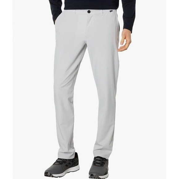 Travis Mathew Other - Travis Mathew Right On Time Light Grey Straight Performance Pants Size 33x32 NWT